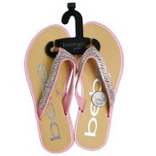 Wholesale - BEBE BLUSH GIRLS PCU WEDGE SANDAL W/RHINESTONE DETAIL, UPC: 194587576147